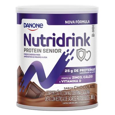 Suplemento Alimentar Nutridrink Protein Senior Chocolate 380g