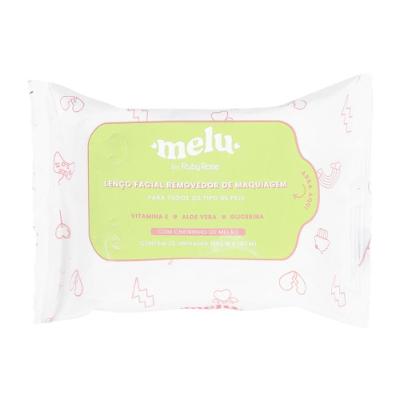 Lenço Demaquilante Melu Ruby Rose Melão 26 Unidades