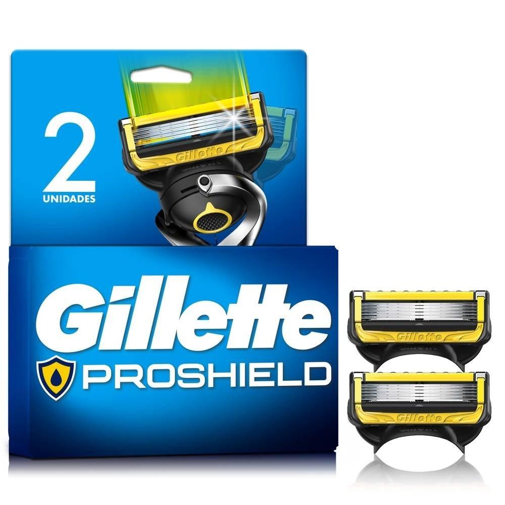 Carga Para Aparelho De Barbear Gillette Fusion Proshield 2 Unidades - 1