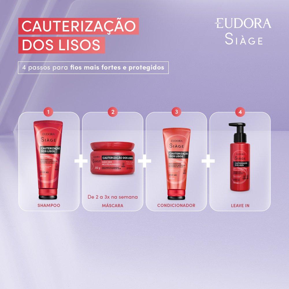 Shampoo Eudora Siàge Cauterização Dos Lisos 250ml - 4