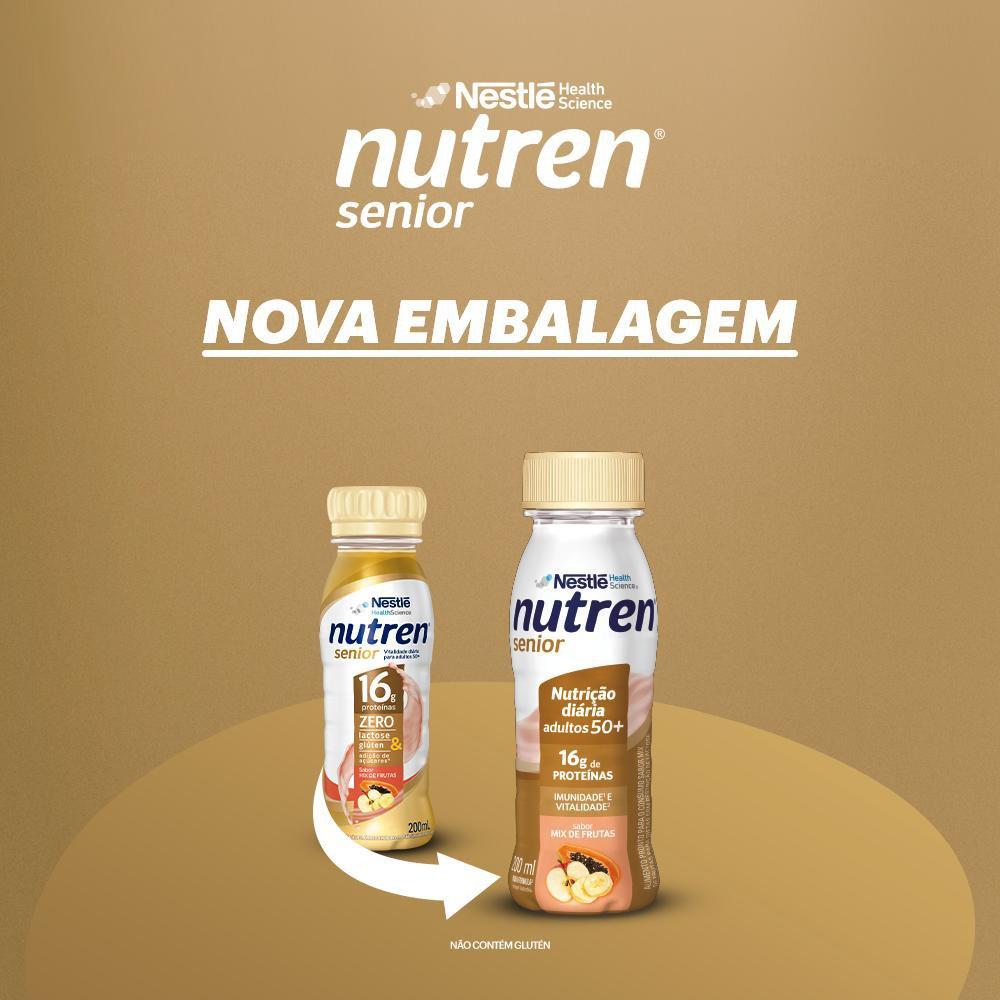 Complemento Alimentar Nutren Senior Mix De Frutas Zero Lactose 200ml - 3