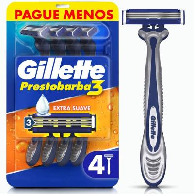 Aparelho De Barbear Descartável Gillette Prestobarba 3 Leve 4 Pague 3
