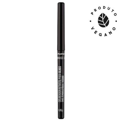 Delineador Retrátil Para Olhos Panvel Make Up Preto 0,35g - Lapiseira