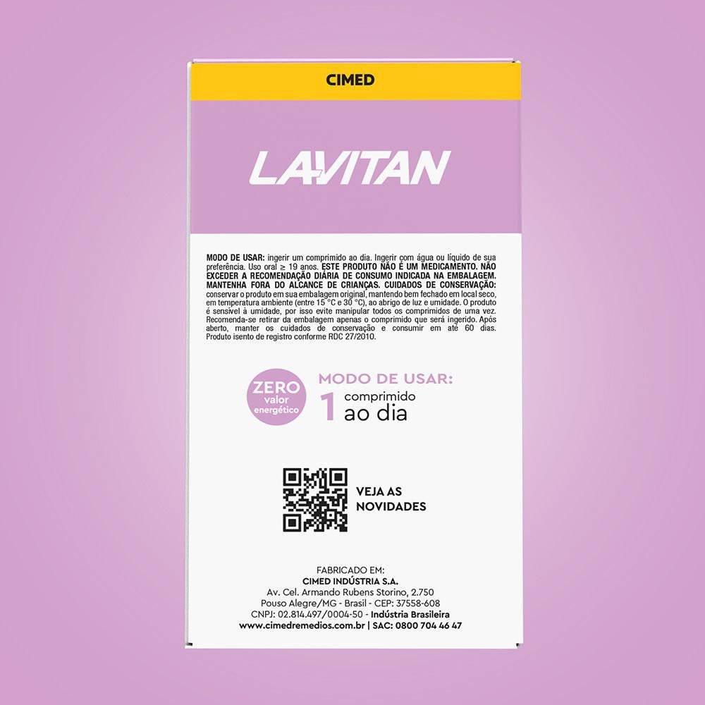 Suplemento Alimentar Lavitan 50+ Mulher Com 60 Comprimidos - 2