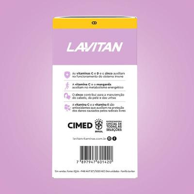 Suplemento Alimentar Lavitan 50+ Mulher Com 60 Comprimidos