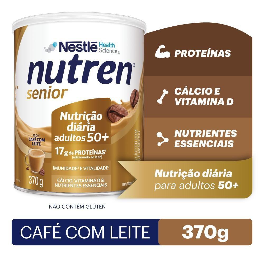 Complemento Alimentar Nutren Senior Café Com Leite 370g - 1