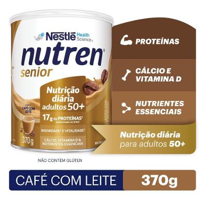 Complemento Alimentar Nutren Senior Café Com Leite 370g