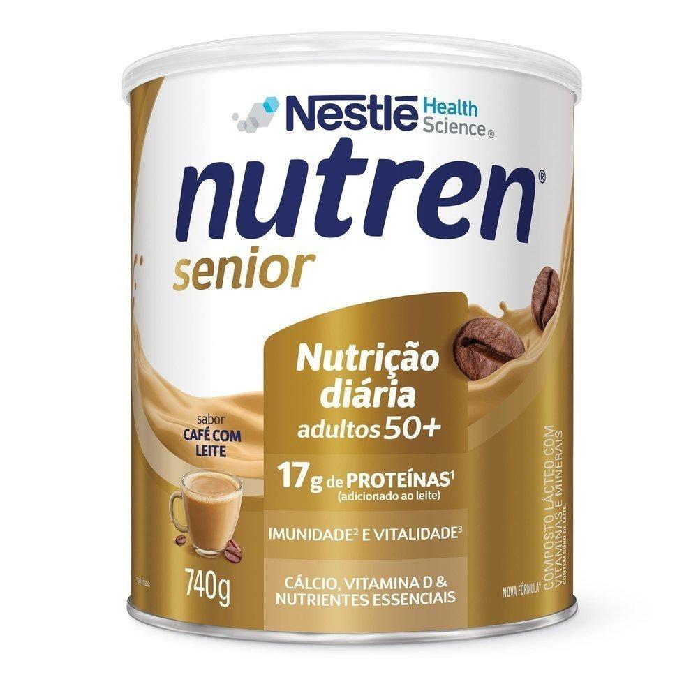 Complemento Alimentar Nutren Senior Café Com Leite 740g - 2