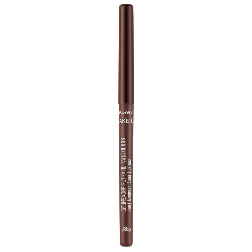 Delineador Retrátil Para Olhos Panvel Make Up Marrom 0,35g - Lapiseira - 2