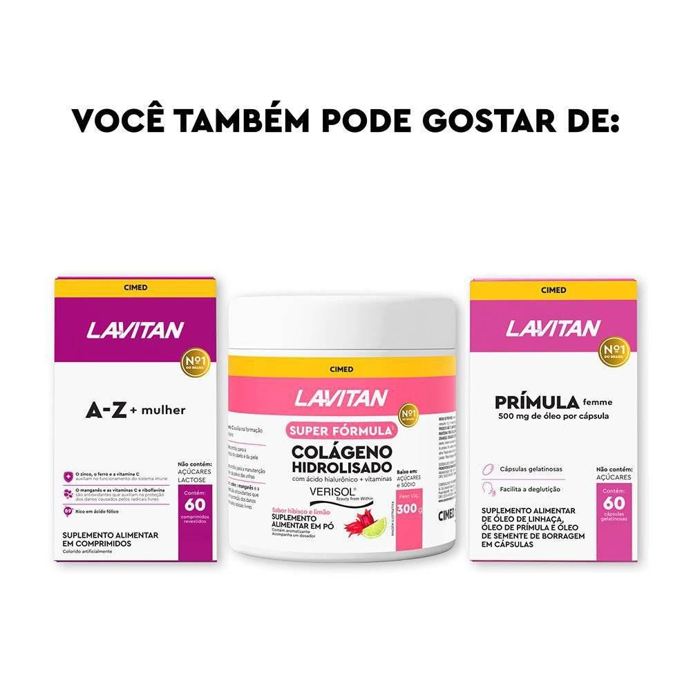 Suplemento Alimentar Lavitan Cabelos E Unhas Com 30 Cápsulas - 8
