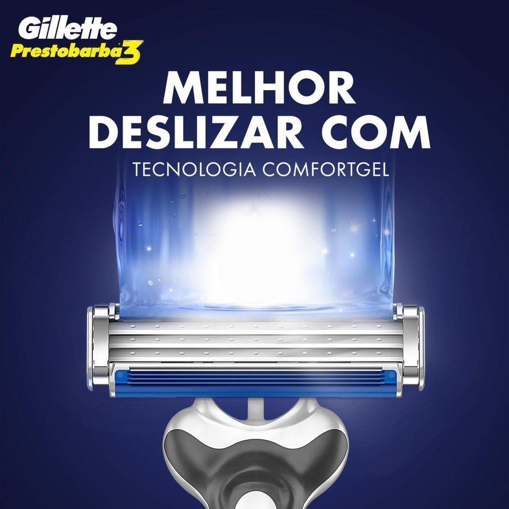Aparelho Barbear Gillette Prestobarba 3 Com 2 - 3