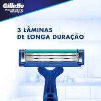 Aparelho De Barbear Descartável Gillette Prestobarba Ultragrip 3 Com 2 - 4