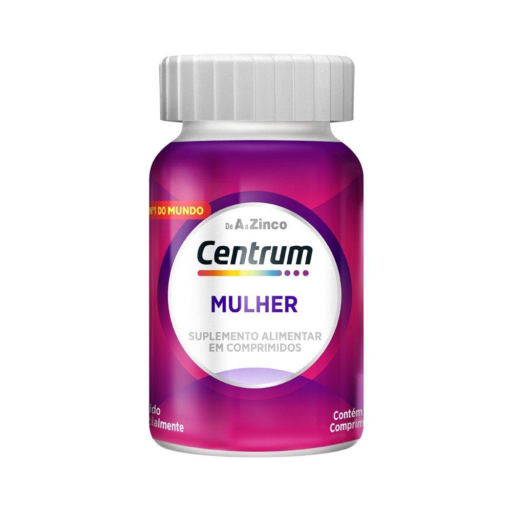 Centrum Mulher Multivitamínico De A A Zinco Com Vitaminas E Minerais 60 Comprimidos - 2