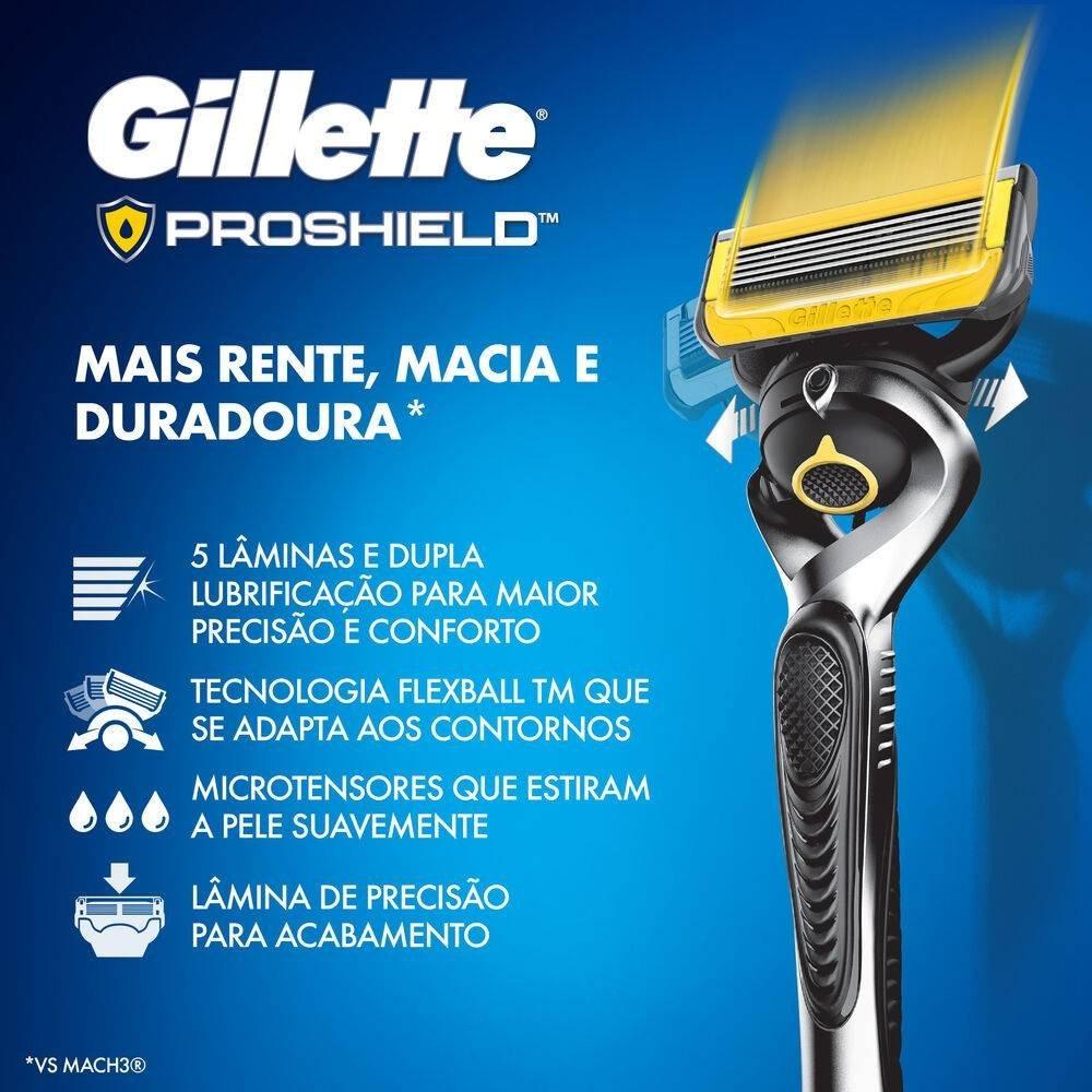 Aparelho Barbear Gillette Fusion5 Proshield - 2