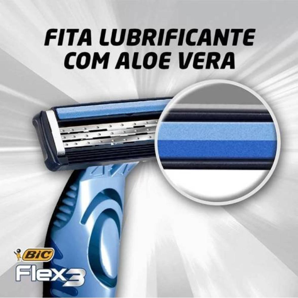 Aparelho De Barbear Bic Flex 3 Com 2 - 3