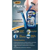 Aparelho De Barbear Bic Flex 3 Com 2 - 4