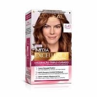 Tintura Permanente Imédia Excellence De L’oréal Paris 6.41 Marrom - 1