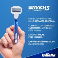 Aparelho De Depilação Gillette Mach3 Corpo 1 Unidade - 2