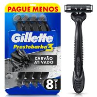 Aparelho Barbear Gillette Prestobarba 3 Carbono 8 Unidades - 2