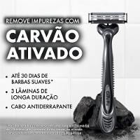 Aparelho Barbear Gillette Prestobarba 3 Carbono 8 Unidades - 3