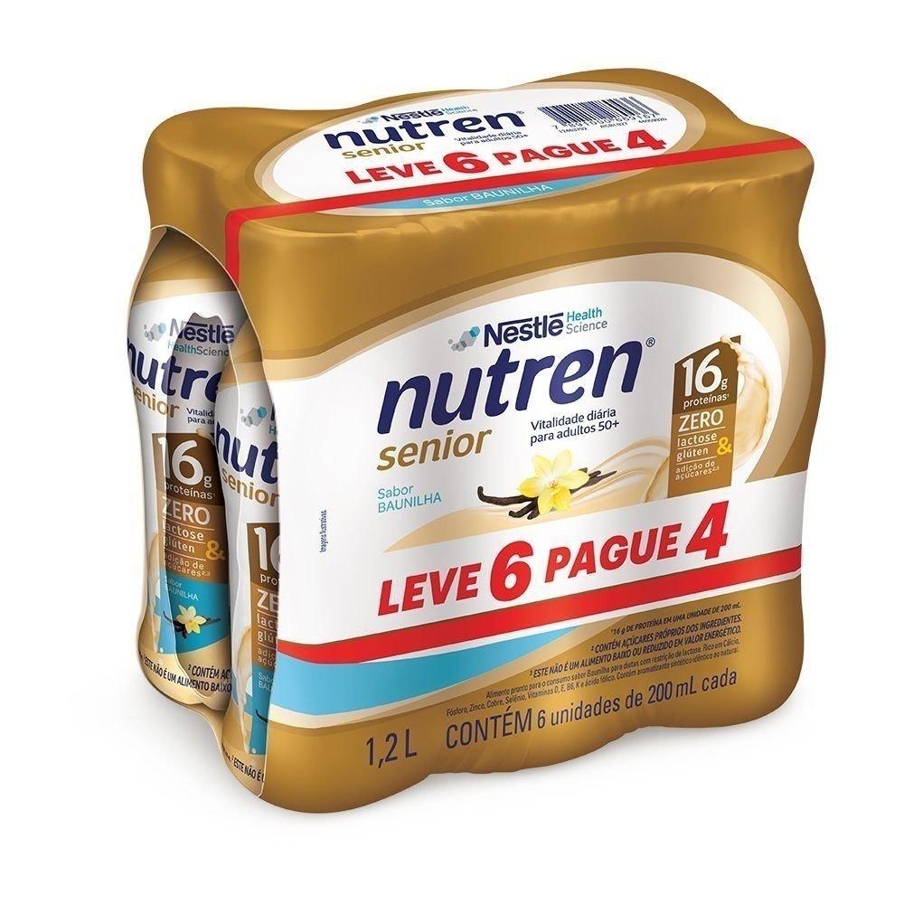 Complemento Alimentar Nutren Senior Pack Baunilha 200ml  Leve 6 Pague 4 - 1