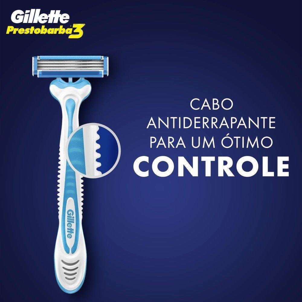 Aparelho Barbear Descartável Gillette Prestobarba 3 Cool Com 4 Unidades - 4