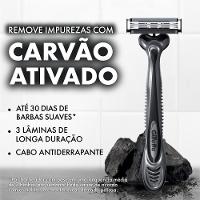 Aparelho Barbear Gillette Prestobarba 3 Carbono 2 Unidades - 3