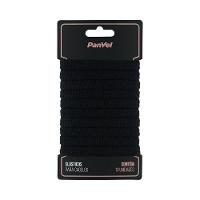 Elástico Para Cabelos Preto 10mm 10 Unidades Panvel Acessórios - 1