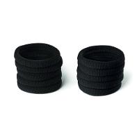 Elástico Para Cabelos Preto 10mm 10 Unidades Panvel Acessórios - 2