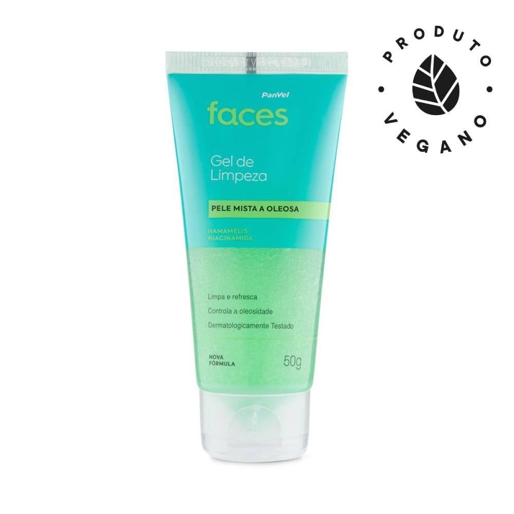 Mini Gel De Limpeza Pele Mista A Oleosa Panvel Faces 50g - 1