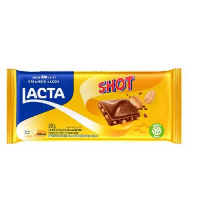 Chocolate Barra Lacta Shot 80g