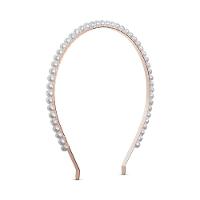 Tiara Para Cabelos De Metal Com Pérolas Panvel Acessórios Coleção Verão Romântico Vibrante - 2