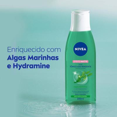 Tônico Adstringente Facial Nivea Controle Do Brilho Efeito Matte 200ml