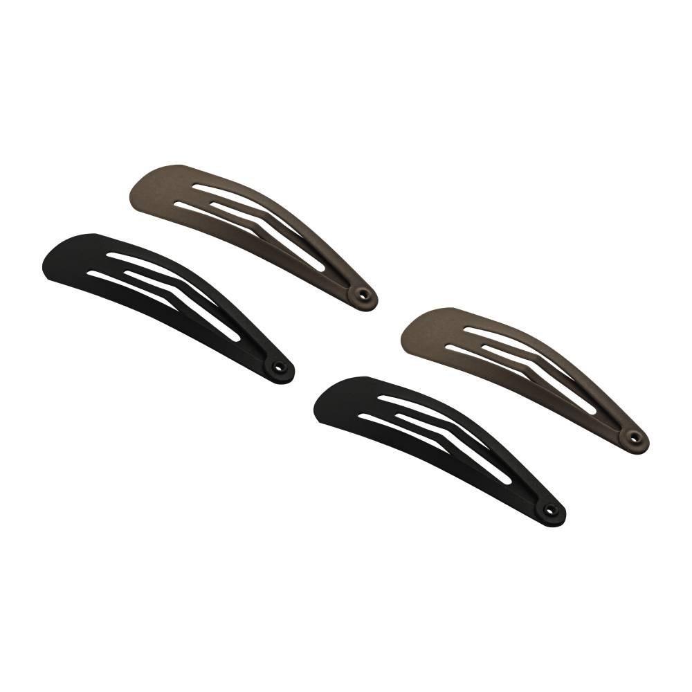 Tic Tac De Cabelo Panvel Acessórios Foscos Com 4 Unidades: 2 Pretos 2 Nudes - 2