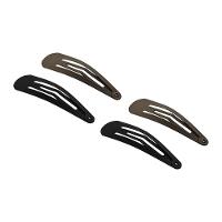 Tic Tac De Cabelo Panvel Acessórios Foscos Com 4 Unidades: 2 Pretos 2 Nudes - 2