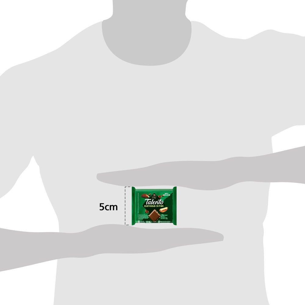 Chocolate Garoto Talento Ao Leite Com Castanhas-do-pará 25g - 4