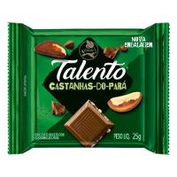 Chocolate Garoto Talento Ao Leite Com Castanhas-do-pará 25g - 1