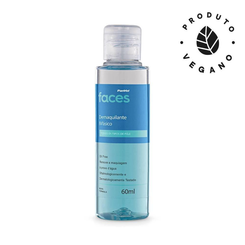 Mini Demaquilante Bifásico Panvel Faces Todos Os Tipos De Pele 60ml - 1