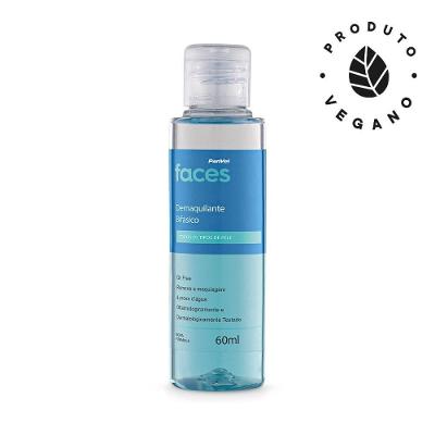 Mini Demaquilante Bifásico Panvel Faces Todos Os Tipos De Pele 60ml