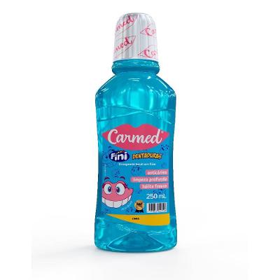 Enxaguante Bucal Carmed Fini Dentaduras 250ml