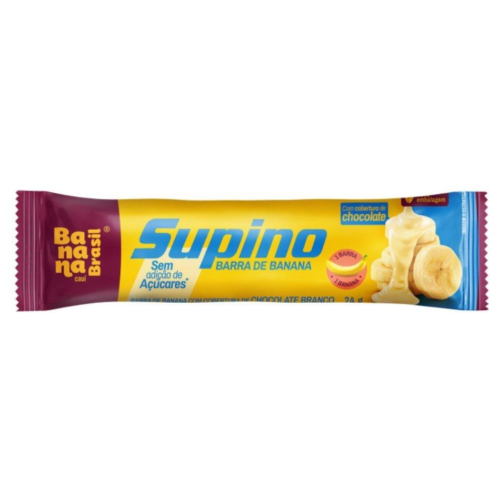 Barra De Frutas Supino Banana E Chocolate Branco Zero 24g - 1