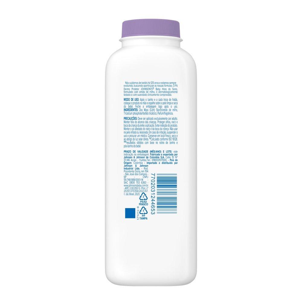 Talco Pó Dermo Protetor Johnsons Baby Hora Do Sono 100 G - 2