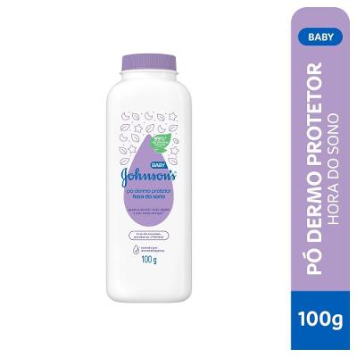 Talco Pó Dermo Protetor Johnsons Baby Hora Do Sono 100 G