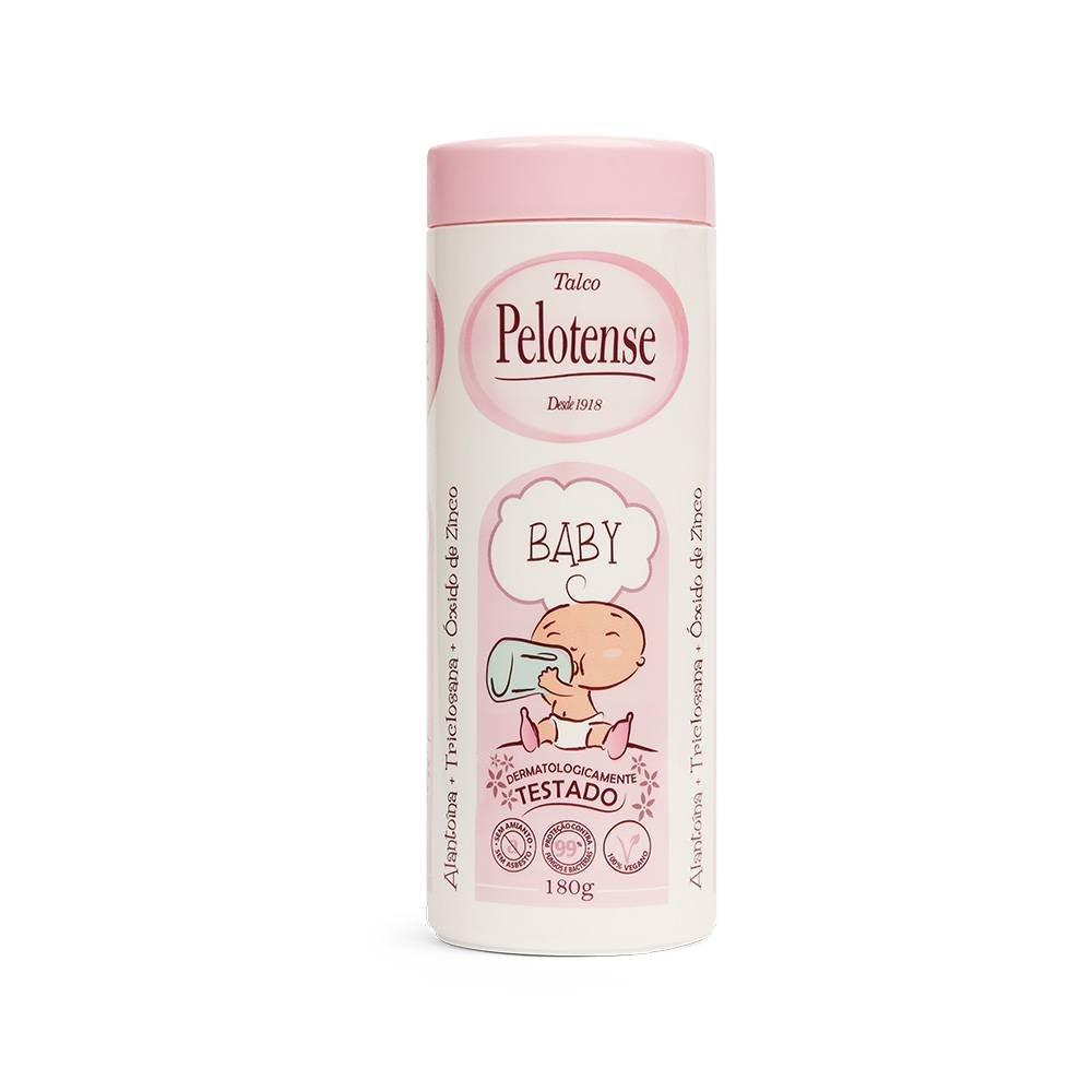 Talco Pelotense Baby Rosa 180g - 1