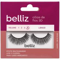 Cílios Postiços Belliz Fios 3d Longo Volume 4 - 1