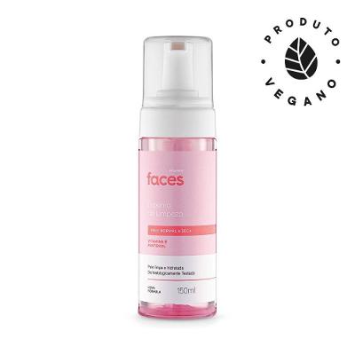 Espuma De Limpeza De Pele Normal A Seca Panvel Faces 150ml