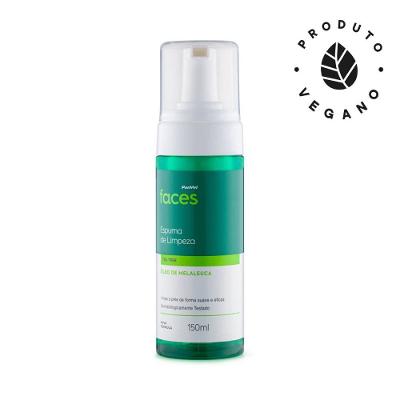 Espuma De Limpeza Panvel Faces Tea Tree Peles Mistas A Oleosas 150ml