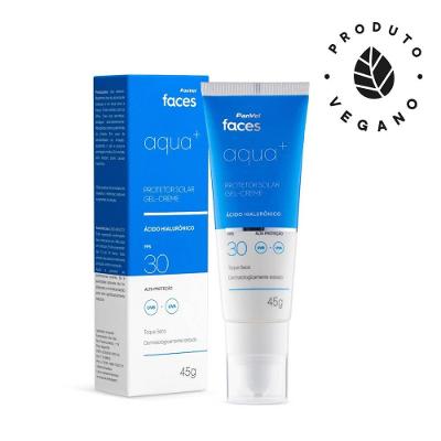 Protetor Solar Facial Fps30 Panvel Faces Aqua 45g