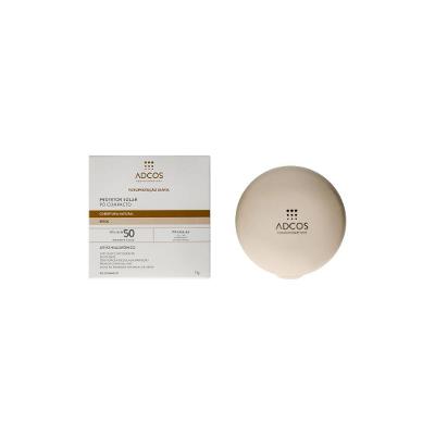 Protetor Solar Facial Adcos Pó Compacto Fps 50 Beige 11g