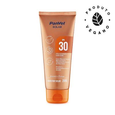 Protetor Solar Com Acelerador De Bronzeado Panvel Fps 30 200g